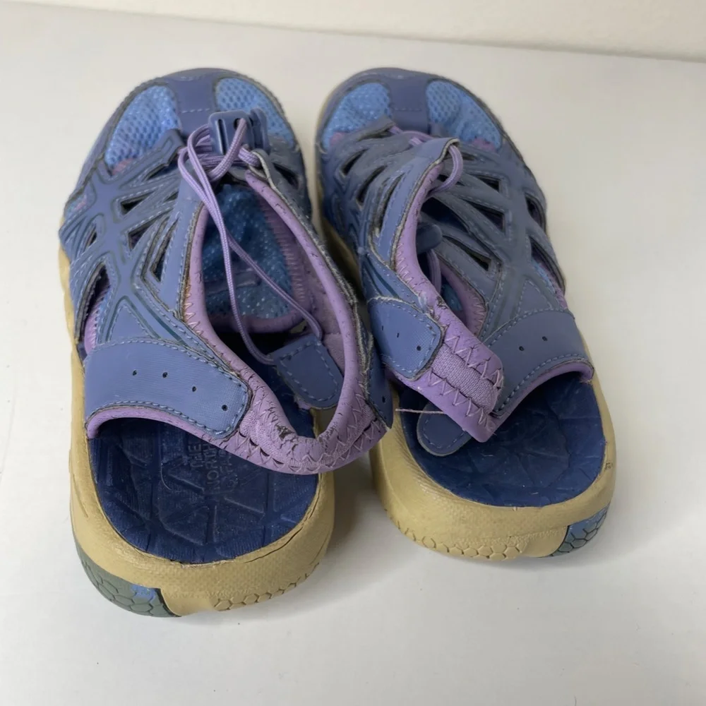 The North Face Youth Hedgehog Sandal II Provence Blue Size 4‎